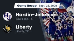 Recap: Hardin-Jefferson  vs. Liberty  2020
