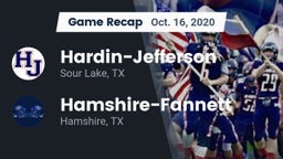 Recap: Hardin-Jefferson  vs. Hamshire-Fannett  2020