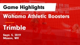 Wahama Athletic Boosters vs Trimble  Game Highlights - Sept. 5, 2019