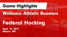 Wahama Athletic Boosters vs Federal Hocking  Game Highlights - Sept. 10, 2019
