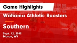 Wahama Athletic Boosters vs Southern Game Highlights - Sept. 12, 2019