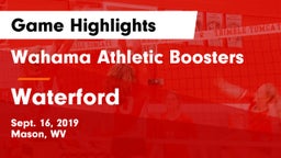 Wahama Athletic Boosters vs Waterford Game Highlights - Sept. 16, 2019