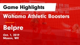 Wahama Athletic Boosters vs Belpre  Game Highlights - Oct. 1, 2019