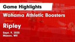 Wahama Athletic Boosters vs Ripley  Game Highlights - Sept. 9, 2020