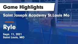 Saint Joseph Academy St.Louis Mo vs Ryle  Game Highlights - Sept. 11, 2021