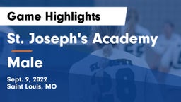 St. Joseph's Academy vs Male Game Highlights - Sept. 9, 2022