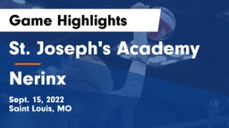 St. Joseph's Academy vs Nerinx Game Highlights - Sept. 15, 2022
