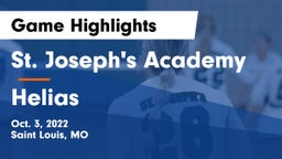 St. Joseph's Academy vs Helias Game Highlights - Oct. 3, 2022