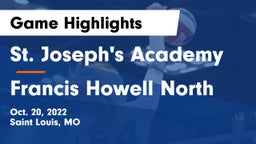 St. Joseph's Academy vs Francis Howell North Game Highlights - Oct. 20, 2022