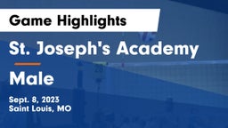 St. Joseph's Academy vs Male Game Highlights - Sept. 8, 2023