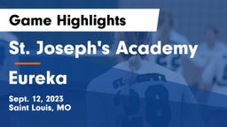 St. Joseph's Academy vs Eureka  Game Highlights - Sept. 12, 2023