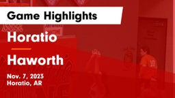 Horatio  vs Haworth  Game Highlights - Nov. 7, 2023