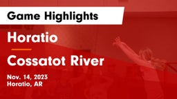 Horatio  vs Cossatot River  Game Highlights - Nov. 14, 2023