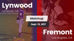 Matchup: Lynwood vs. Fremont  2017
