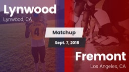 Matchup: Lynwood vs. Fremont  2018