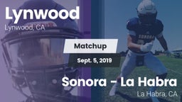 Matchup: Lynwood vs. Sonora  - La Habra 2019