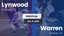 Matchup: Lynwood vs. Warren  2019
