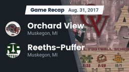 Recap: Orchard View  vs. Reeths-Puffer  2017