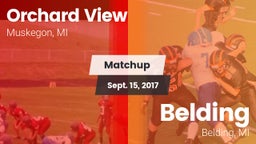 Matchup: Orchard View vs. Belding  2017