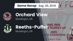 Recap: Orchard View  vs. Reeths-Puffer  2018