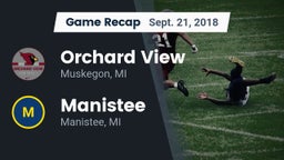 Recap: Orchard View  vs. Manistee  2018