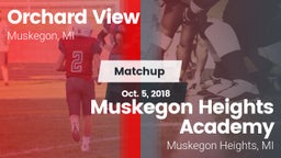 Matchup: Orchard View vs. Muskegon Heights Academy 2018