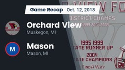Recap: Orchard View  vs. Mason  2018