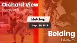 Matchup: Orchard View vs. Belding  2019