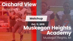 Matchup: Orchard View vs. Muskegon Heights Academy 2019