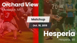 Matchup: Orchard View vs. Hesperia  2019