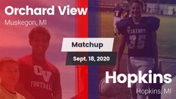 Matchup: Orchard View vs. Hopkins  2020
