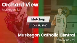 Matchup: Orchard View vs. Muskegon Catholic Central  2020