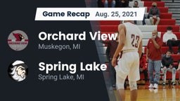 Recap: Orchard View  vs. Spring Lake  2021