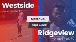 Matchup: Westside vs. Ridgeview  2018