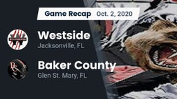 Recap: Westside  vs. Baker County  2020