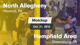 Matchup: North Allegheny vs. Hempfield Area  2016