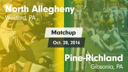 Matchup: North Allegheny vs. Pine-Richland  2016