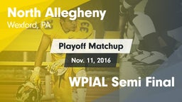 Matchup: North Allegheny vs. WPIAL Semi Final 2016