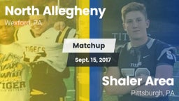 Matchup: North Allegheny vs. Shaler Area  2017