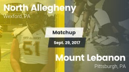Matchup: North Allegheny vs. Mount Lebanon 2017