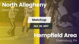 Matchup: North Allegheny vs. Hempfield Area  2017