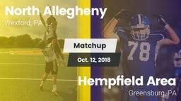 Matchup: North Allegheny vs. Hempfield Area  2018