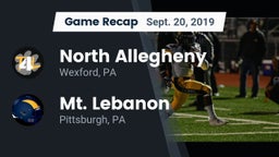 Recap: North Allegheny  vs. Mt. Lebanon  2019