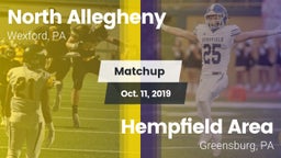 Matchup: North Allegheny vs. Hempfield Area  2019