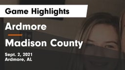 Ardmore  vs Madison County  Game Highlights - Sept. 2, 2021