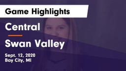 Central  vs Swan Valley  Game Highlights - Sept. 12, 2020