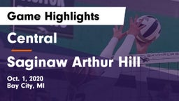 Central  vs Saginaw Arthur Hill Game Highlights - Oct. 1, 2020