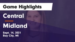 Central  vs Midland  Game Highlights - Sept. 14, 2021