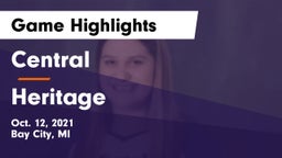 Central  vs Heritage  Game Highlights - Oct. 12, 2021