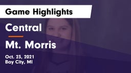 Central  vs Mt. Morris Game Highlights - Oct. 23, 2021